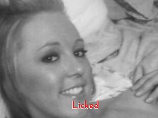 Licked